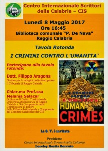 Manifesto - I crimini contro l'umanità