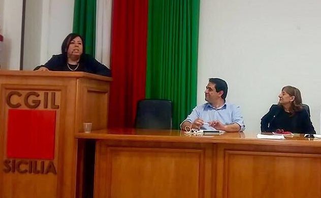 intervento Pina Isgrò Assemblea generale Flai Sicilia