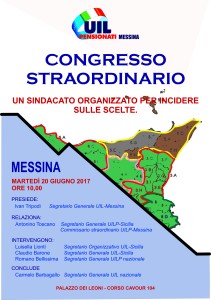 Locandina congresso straordinario Messina
