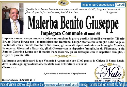 Benito Malerba stretto web