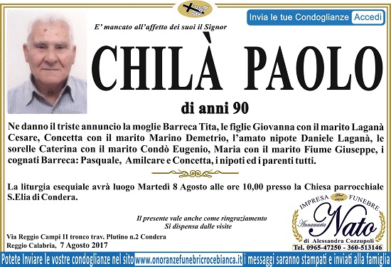 chilà paolo