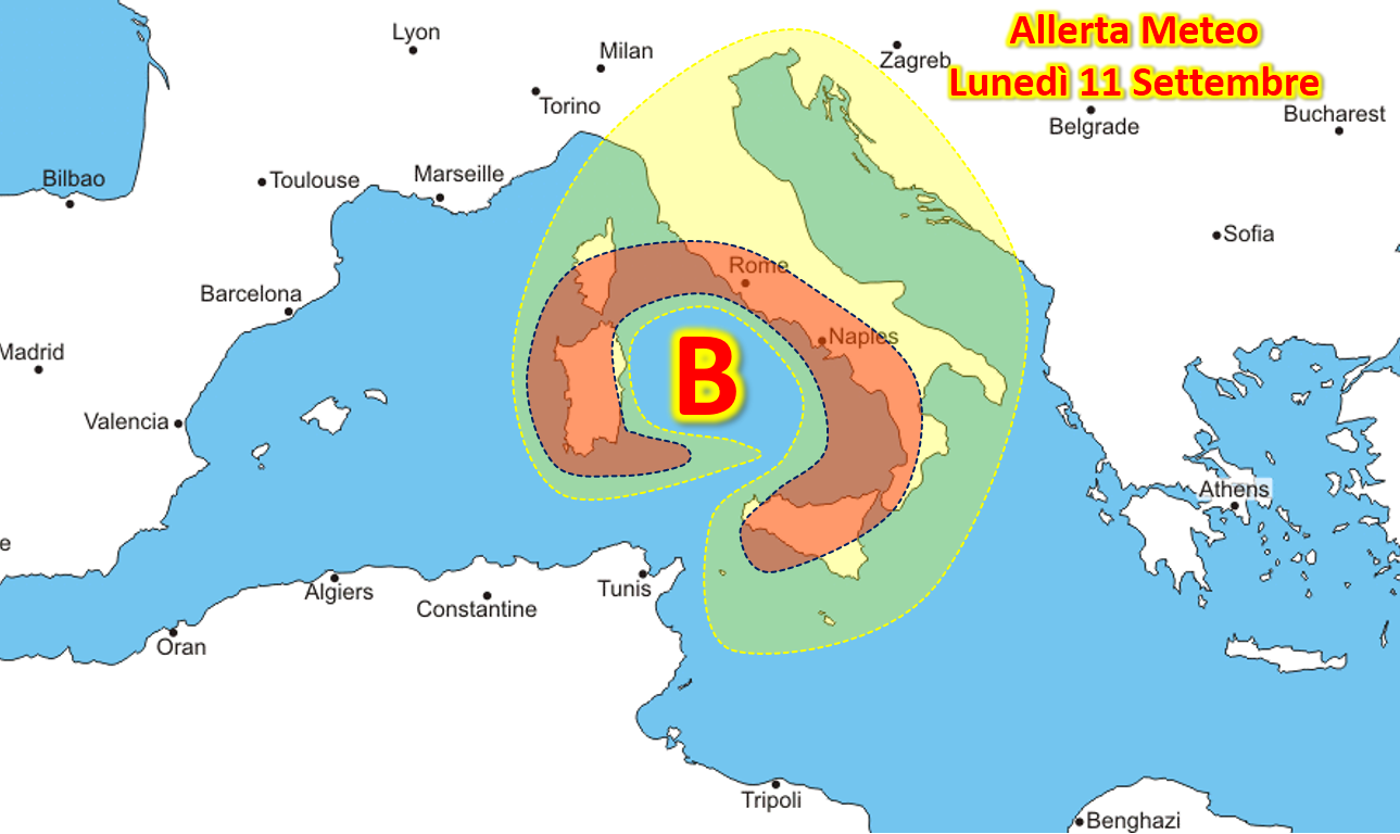 Allerta-Meteo-Italia-ciclone-Mediterraneo-lunedì-11-settembre-2017