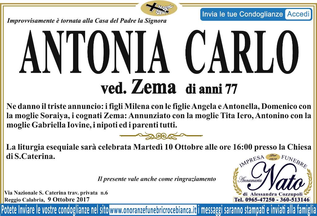 antonia carlo