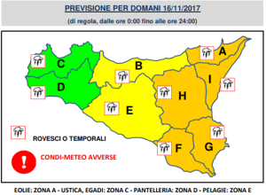 allerta arancione messina