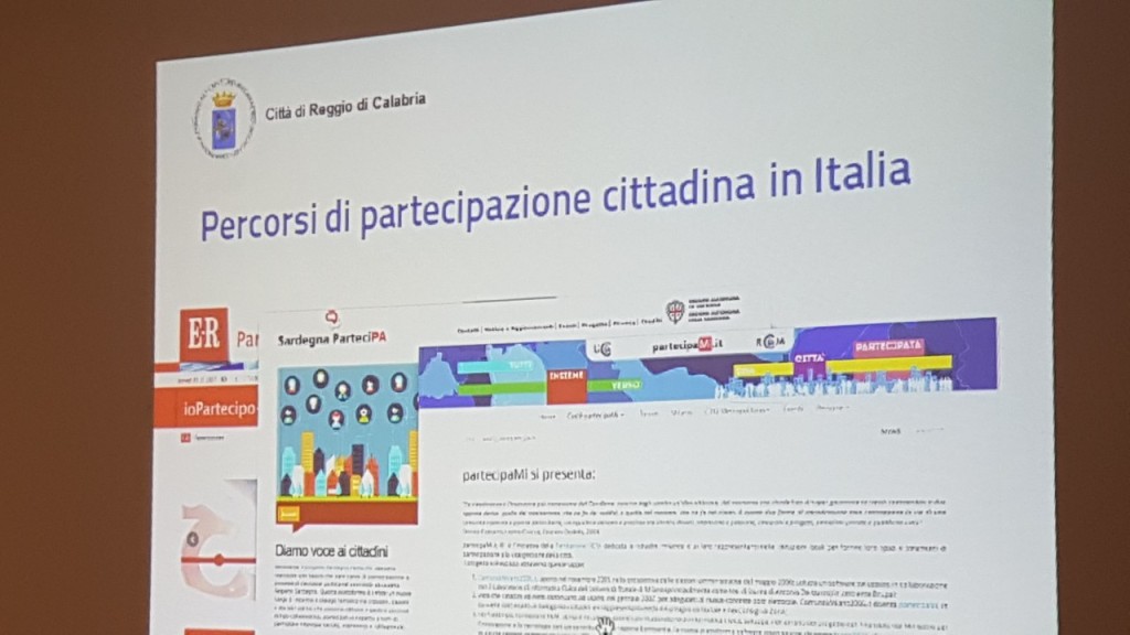 presentazione piattaforma io partecipo