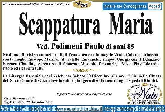 Scappatura Maria