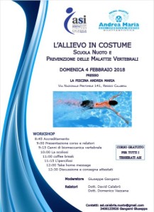 Piscina Palestra Andrea Maria Workshop: L'Allievo in costume