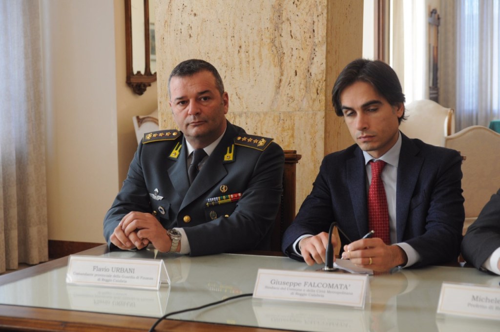 Comandante Provinciale della Guardia di Finanza flavio urbani falcomatà