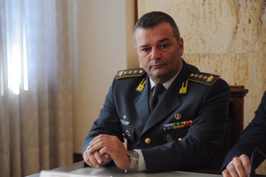 Comandante Provinciale della Guardia di Finanza flavio urbani