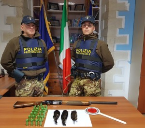 Polizia Provinciale bracconaggio Cosenza