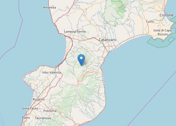 Terremoto Catanzaro San Vito sullo Ionio