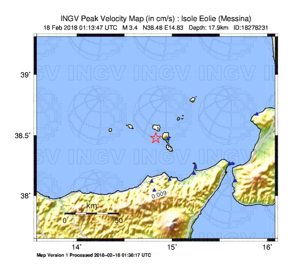 Terremoto Eolie