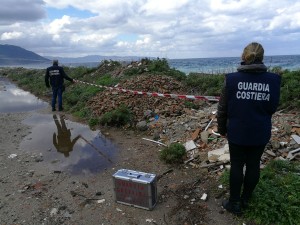 sequestro discarica a Bagnara delimitazione area sequestrata