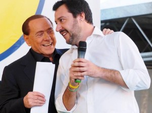 Silvio Berlusconi e Matteo Salvini