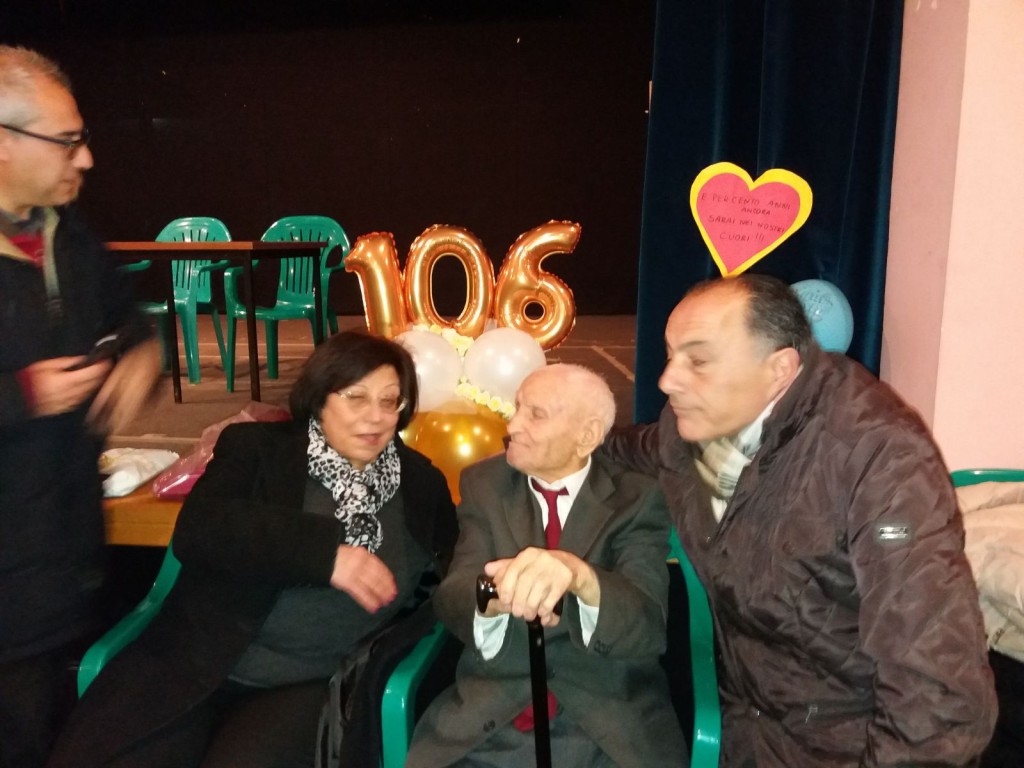 pietro d'angelo 106 anni messina