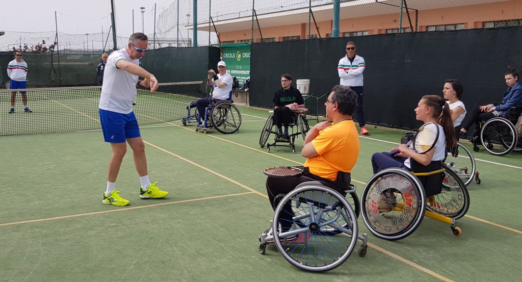 tennis in carrozzina