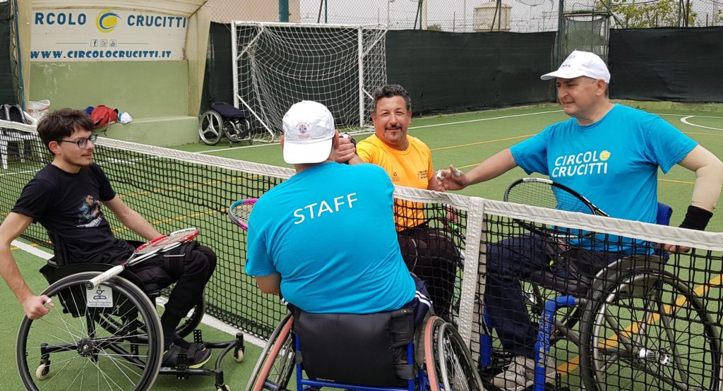 tennis in carrozzina