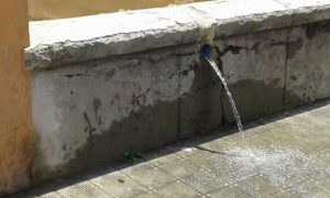perdita acqua sbarre