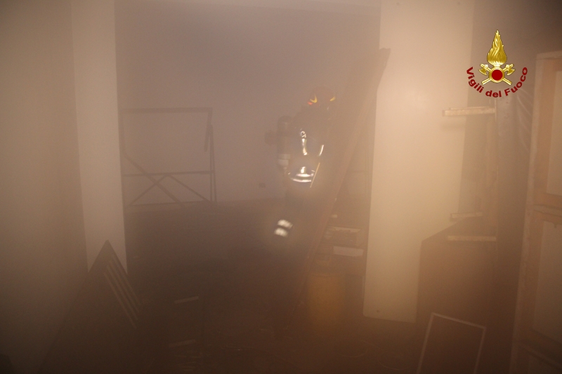 Messina incendio Hotel Messina viale della libertà
