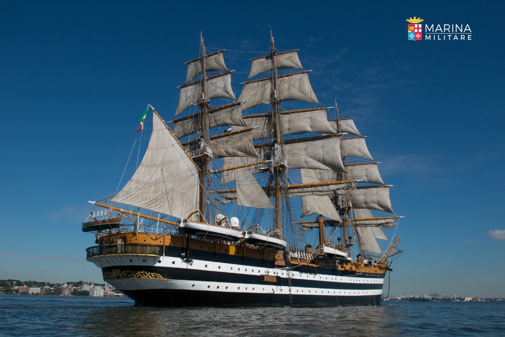 La nave scuola Amerigo Vespucci riprende il mare per la campagna d'istruzione 2021 - Vimarsana News