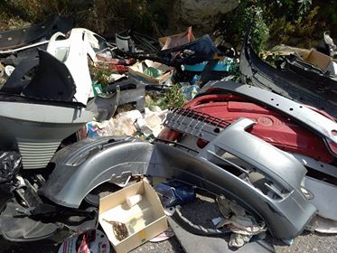 discarica cielo aperto s. gregorio