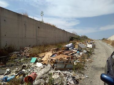discarica cielo aperto s. gregorio