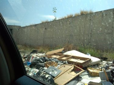 discarica cielo aperto s. gregorio