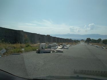 discarica cielo aperto s. gregorio