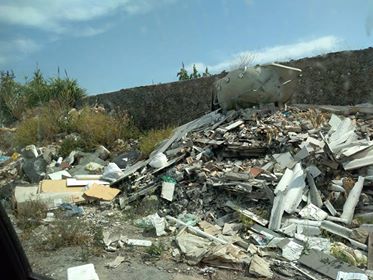 discarica cielo aperto s. gregorio