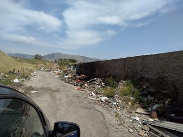 discarica cielo aperto s. gregorio