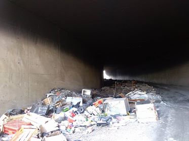 discarica cielo aperto s. gregorio