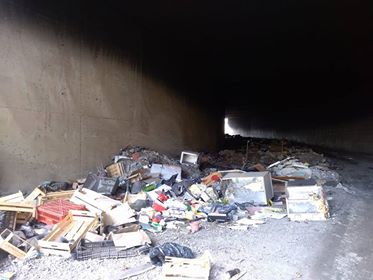 discarica cielo aperto s. gregorio