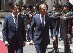 incontro Tusck e Conte