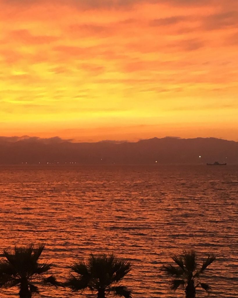 reggio calabria tramonto 1 giugno 2018