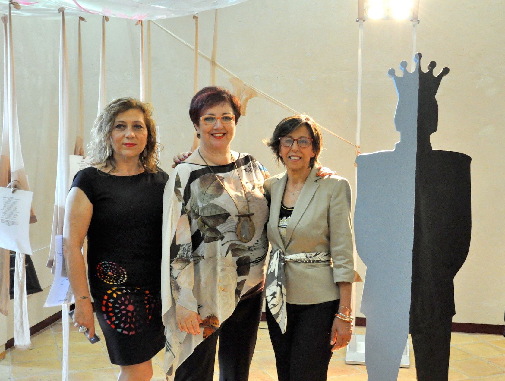 Carolina Battistiol – Anna Lauria (al centro presidente Agliaia) – Maria Curatolo
