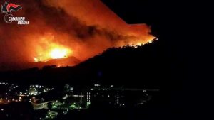 Incendio Messina 