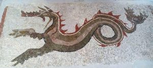 mosaico del drago