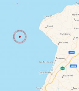 terremoto Ricadi Vibo Valentia