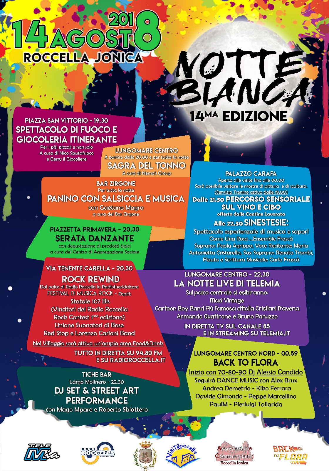 Locandina Notte Bianca 2018
