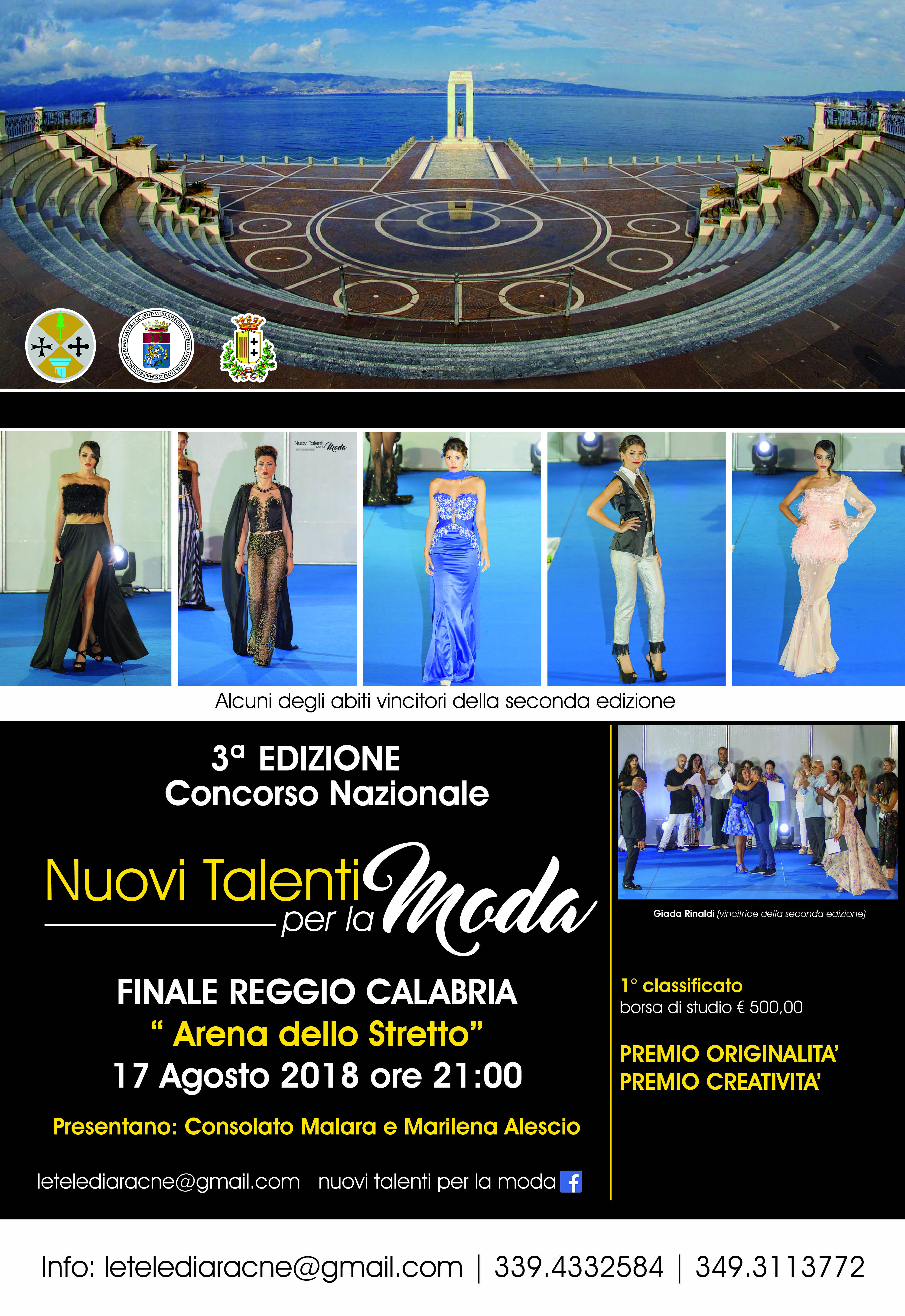 Locandina Nuovi Talenti per la Moda 2018