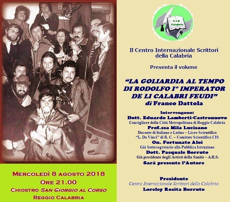 foto manifesto – La goliardia al tempo di Rodolfo I°