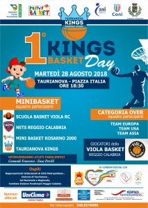 manifesto uffuciale King basket day.