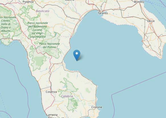 Scossa di terremoto al largo della Calabria nel cosentino [DATI e MAPPE]