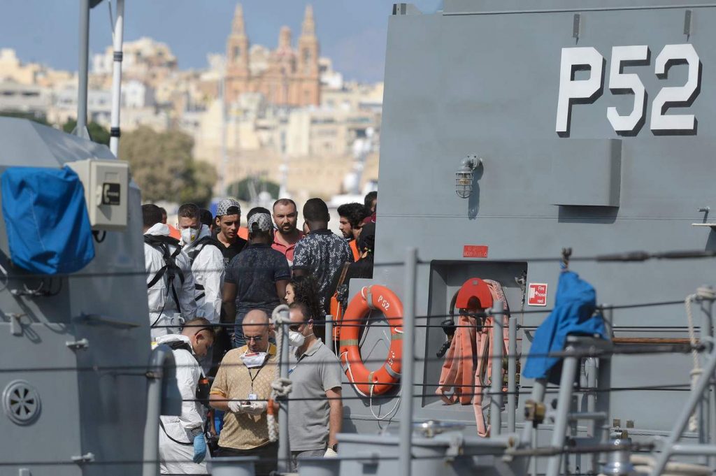 sbarco migranti malta