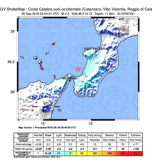 terremoto reggio calabria oggi
