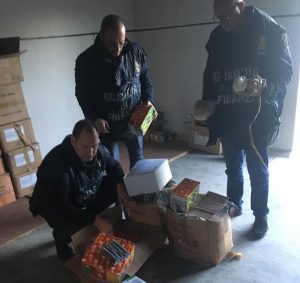 sequestro fuochi artificio cosenza