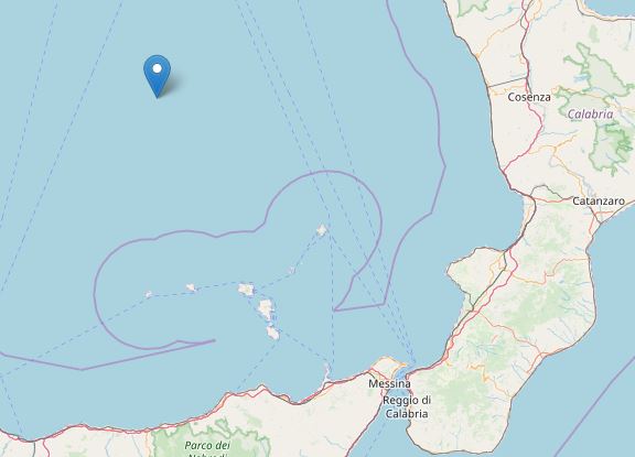 terremoto tirreno meridionale
