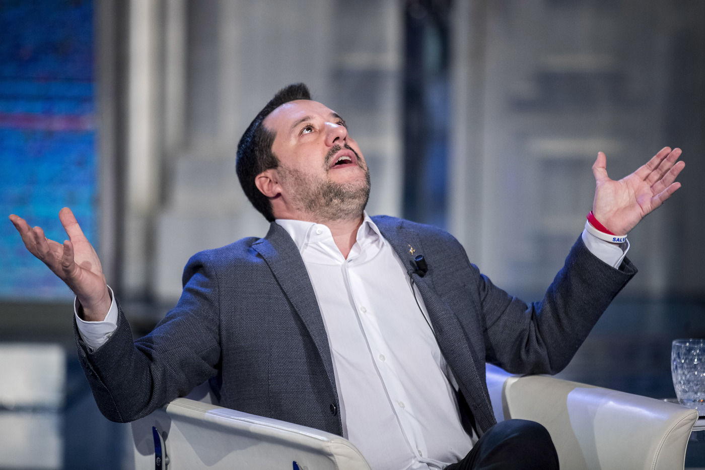 Matteo Salvini ospite a Porta a Porta