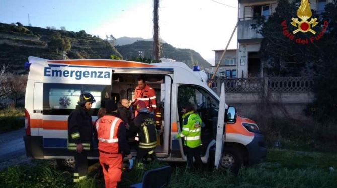 incendio casa di cura reggio calabria