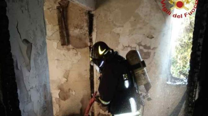 incendio casa di cura reggio calabria